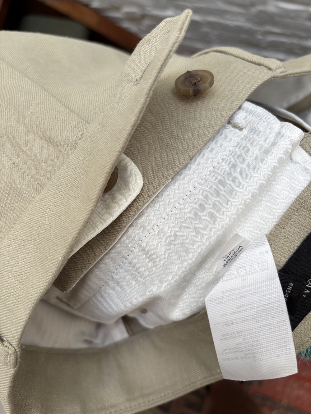 Banana Republic tailored fit cotton/linen trousers - Picture 5 of 5